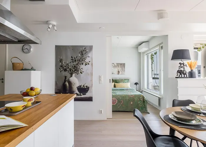 Apartmán 1-bedroom Beachfront With Balcony, Sauna And Parking In Aurinkolahti Helsinky